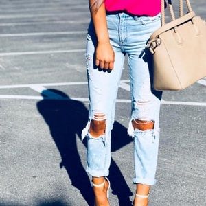 Abercrombie and Fitch boyfriend jeans